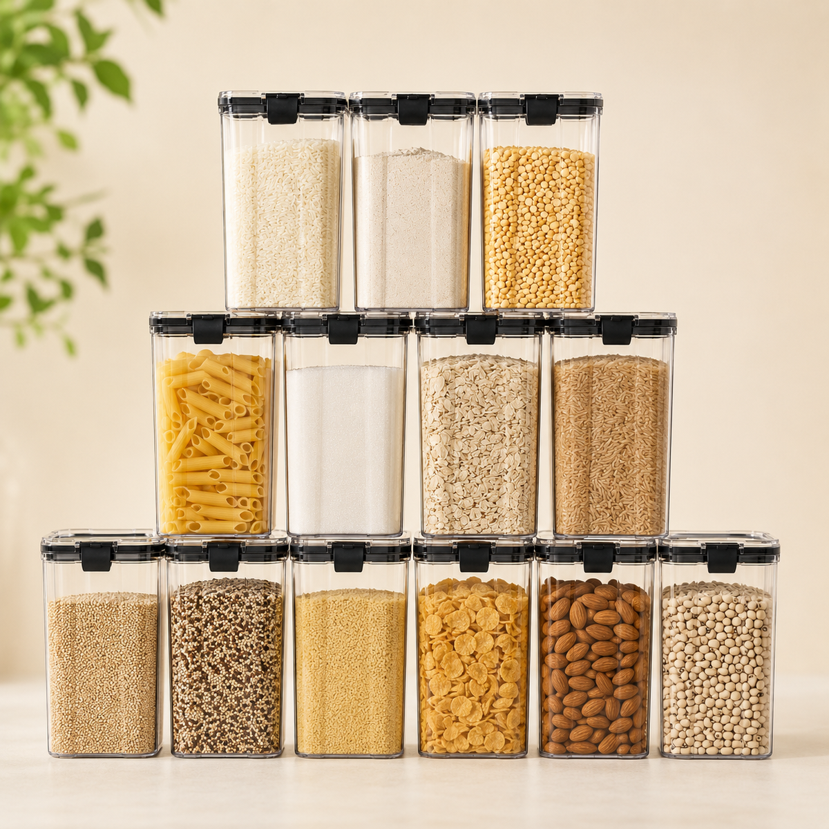 Airtight BPA-Free Storage Containers 12-pack