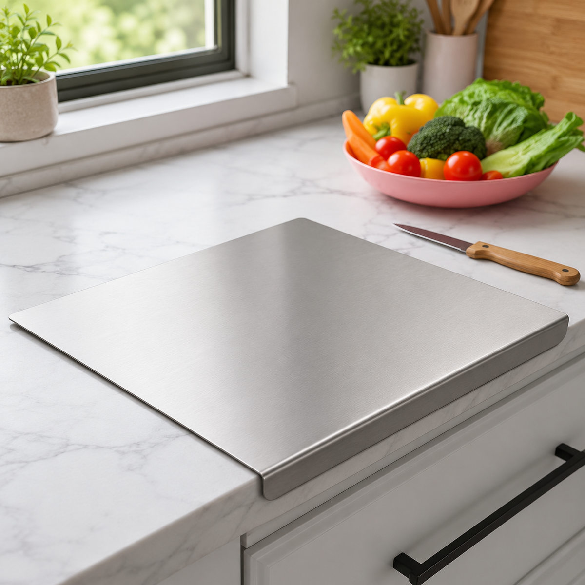 Stainless Steel Chopping Board hanging