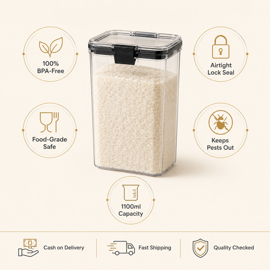 Airtight BPA-Free Storage Containers 6-pack