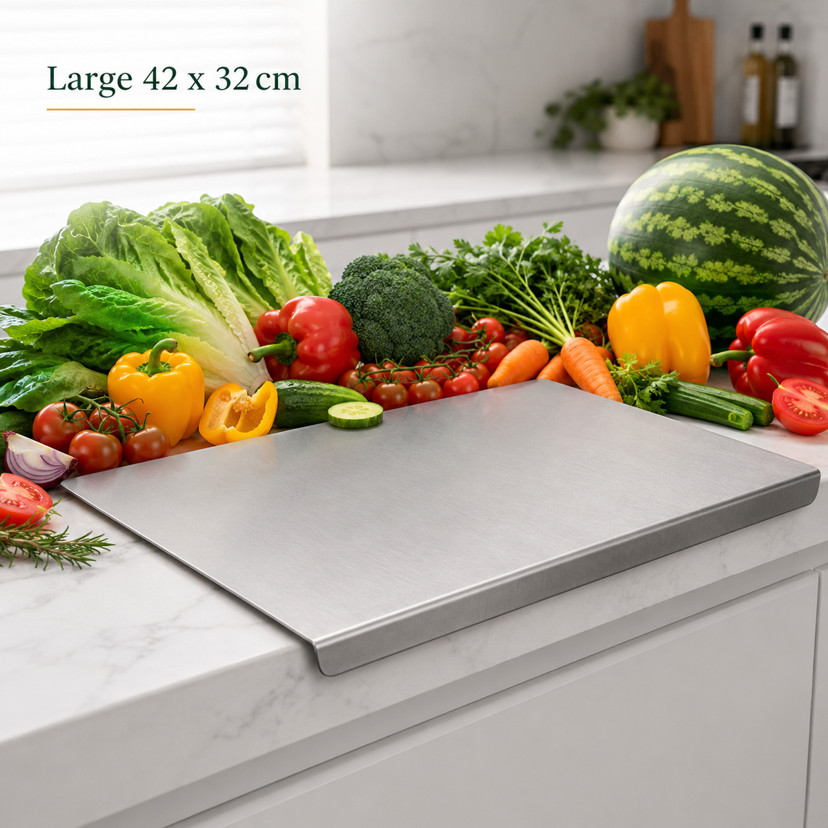 Stainless Steel Chopping Board feature 2